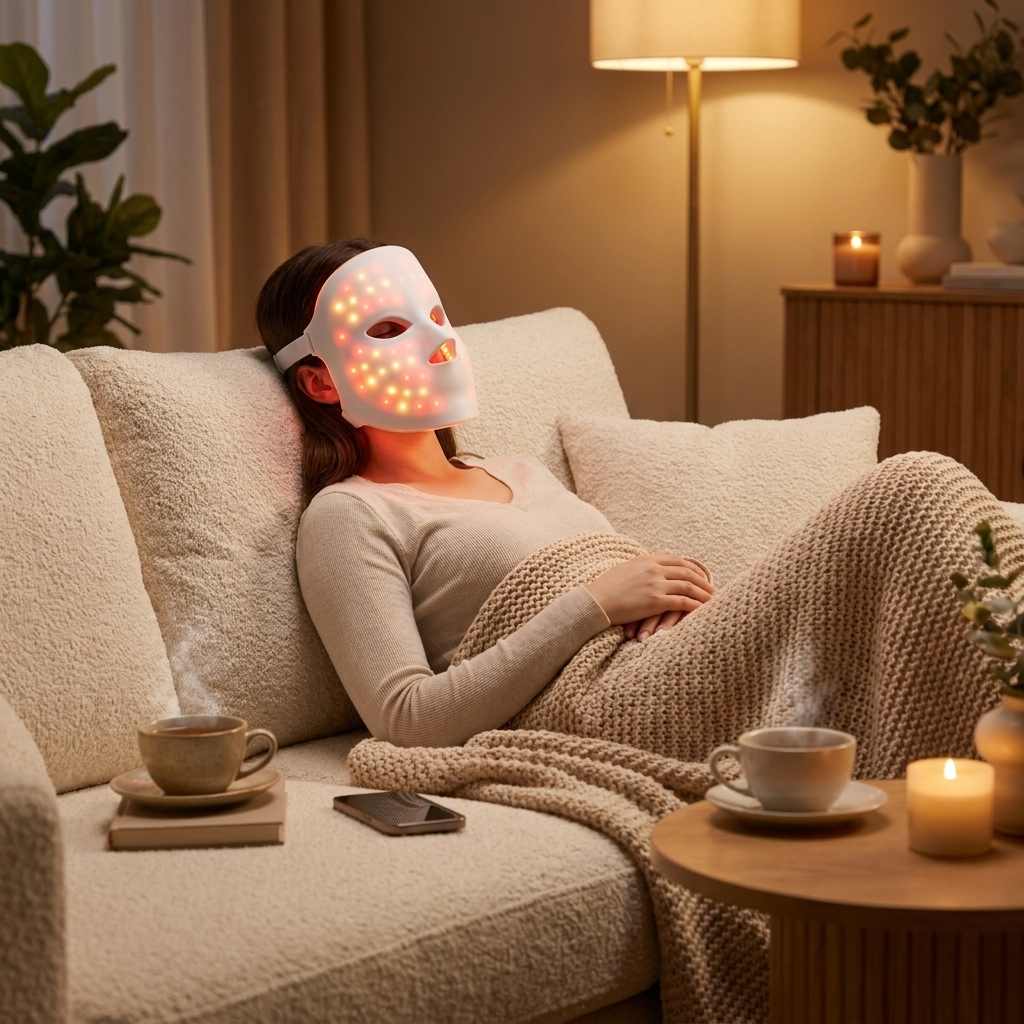 Lumora Glow LED-lichttherapie gezichtsmasker
